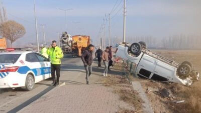 Patlayan su borusunun oluşturduğu buz, kazaya neden oldu