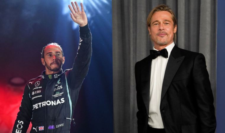 Lewis Hamilton ve Brad Pitt, Hollywood sahnesinde buluşuyor