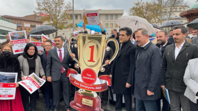 İYİ Parti Bursa ve İstanbul İl Başkanlarından ortak eylem: AK Parti’ye ‘Zam Kupası!’