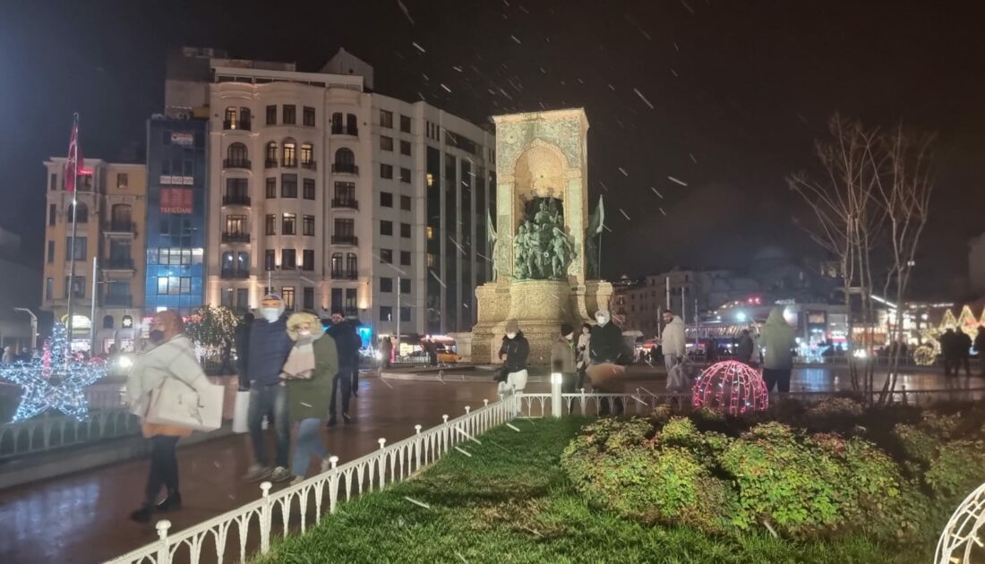 İstanbul’da kar yağışı tekrar başladı