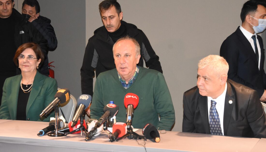 Muharrem İnce: ‘Kılıçdaroğlu aday olmalı’