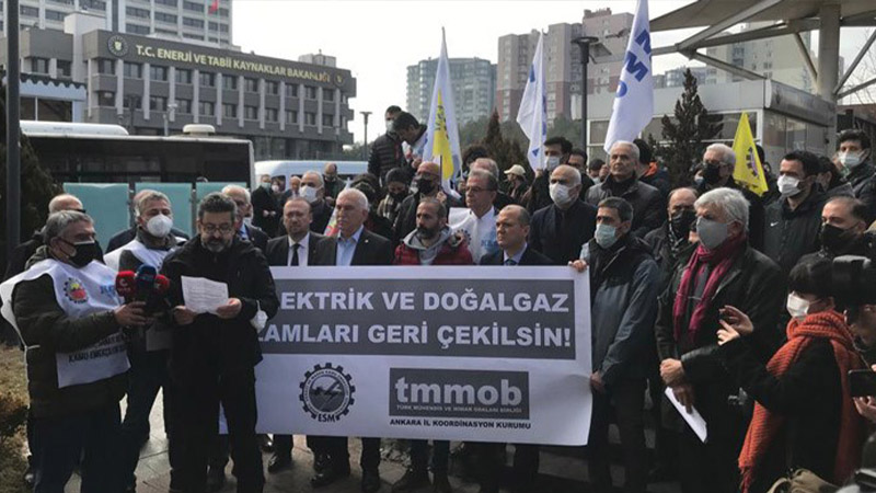 TMMOB’dan elektrik zammına tepki!