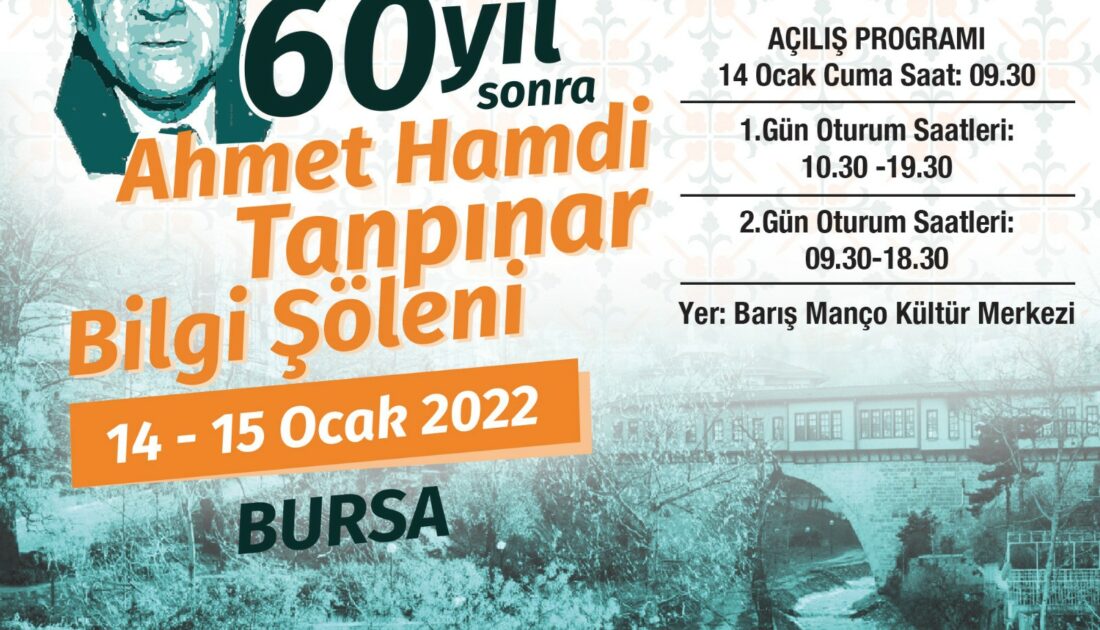 Bursa’da Tanpınar zamanı