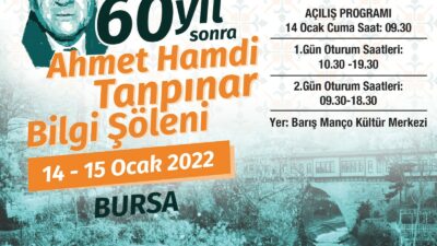 Bursa’da Tanpınar zamanı