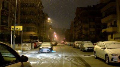 Ankara’da beklenen kar yağışı başladı