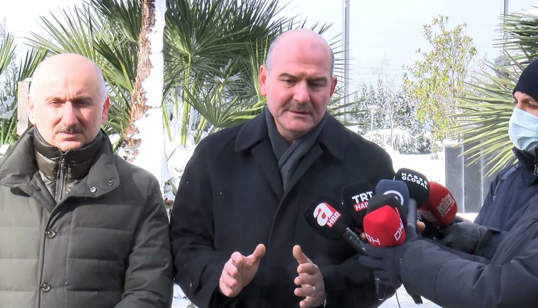 Soylu: Vatandaşlarımız mümkün oldukça özel araçlarıyla çıkmasınlar