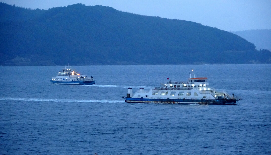 Çanakkale’de tüm feribot seferleri iptal