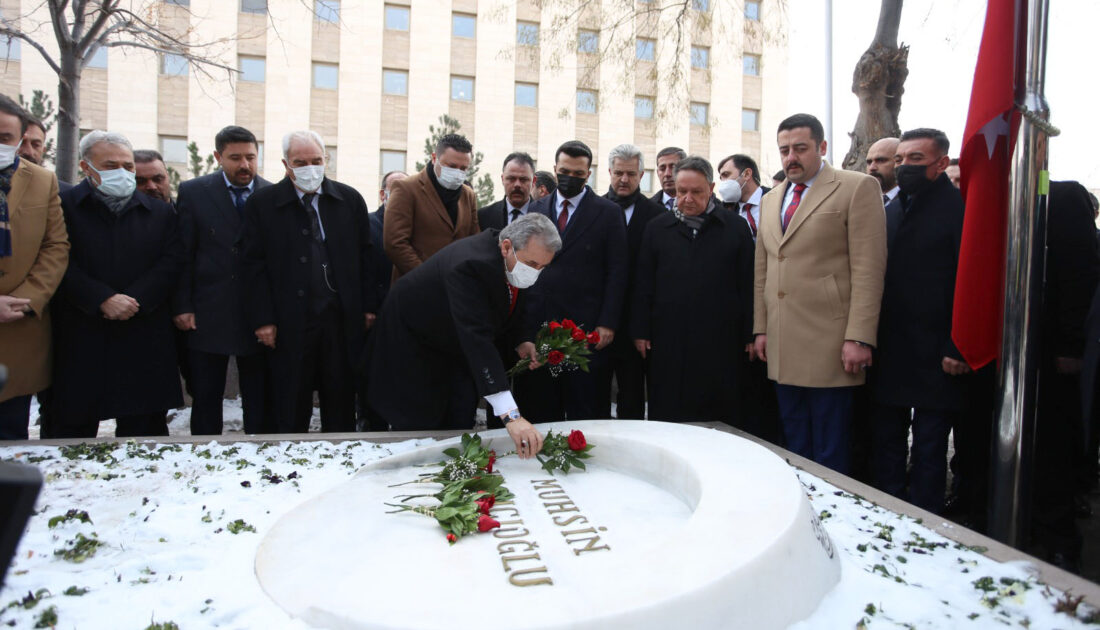 Destici’den Yazıcıoğlu’nun kabrine ziyaret