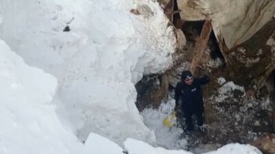 Kahramanmaraş’ta çığ tehlikesi: 10 ev boşaltıldı