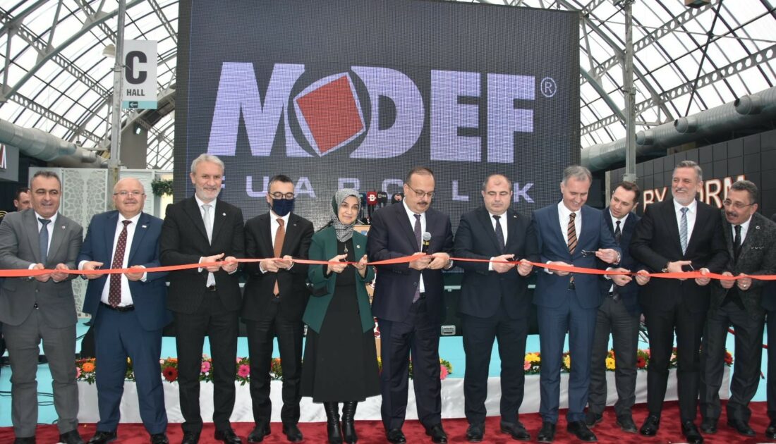 MODEF 2022 46. Uluslararası İnegöl Mobilya Fuarı açıldı