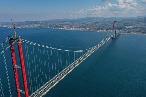 Çanakkale Köprüsü’nde ilk hafta günlük geçen araç sayısı