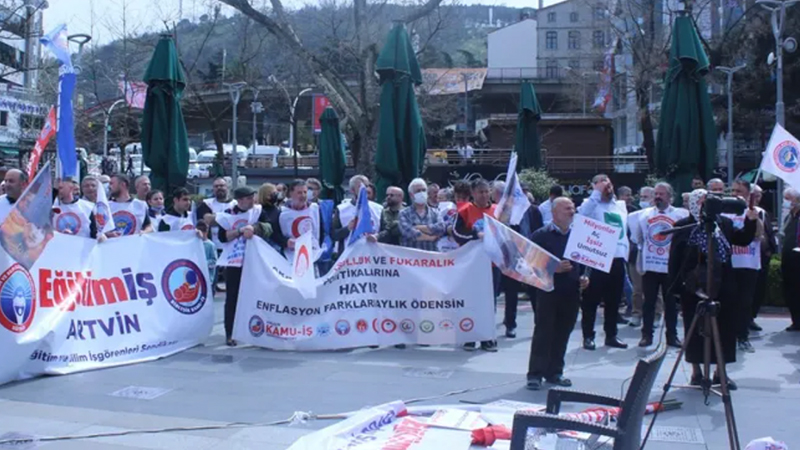 Trabzon’da zam protestosu: Halk faturalarını ödeyemez hale geldi