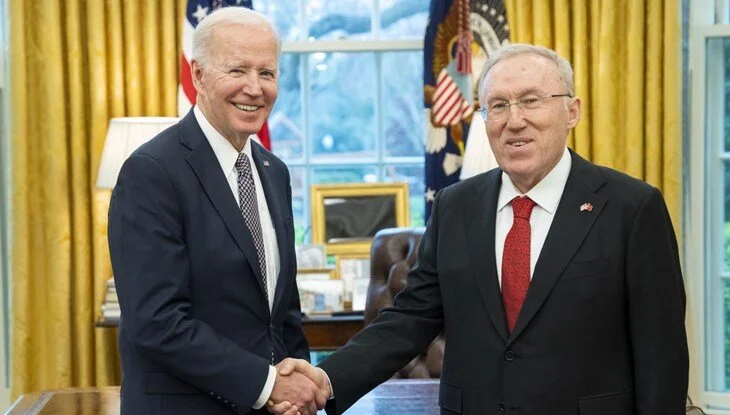 Washington Büyükelçisi Mercan, Biden’a güven mektubu sundu