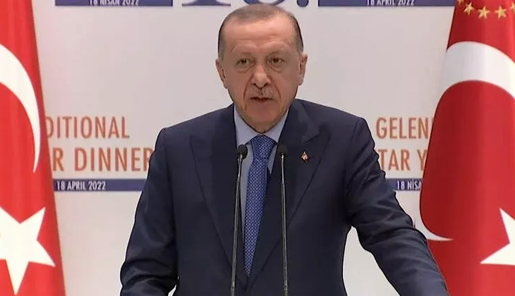 Cumhurbaşkanı Erdoğan büyükelçilerle iftar programında konuştu