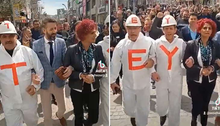 EYT’lilerden büyük miting öncesi gövde gösterisi