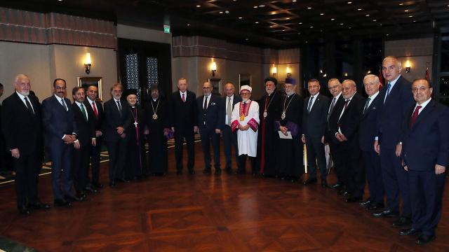 Cumhurbaşkanı Erdoğan, dini azınlık temsilcileriyle iftar yaptı