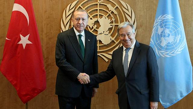 Erdoğan, BM Genel Sekreteri Guterres ile görüşecek