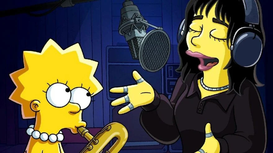 Billie Eilish ve Lisa Simpson aynı projede