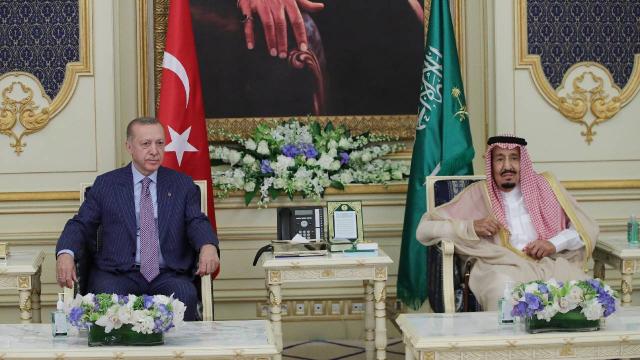 Cumhurbaşkanı Erdoğan Suudi Arabistan’da