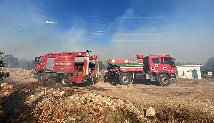 Milas’taki orman yangını kontrol altına alındı