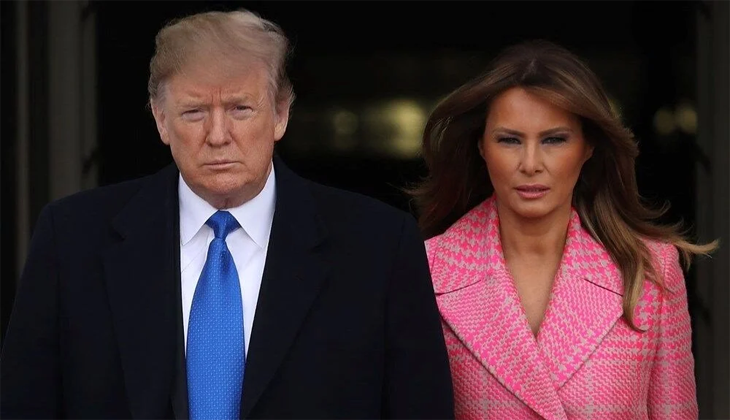 İlk eşinin cenazesine Melania Trump ile katılacak