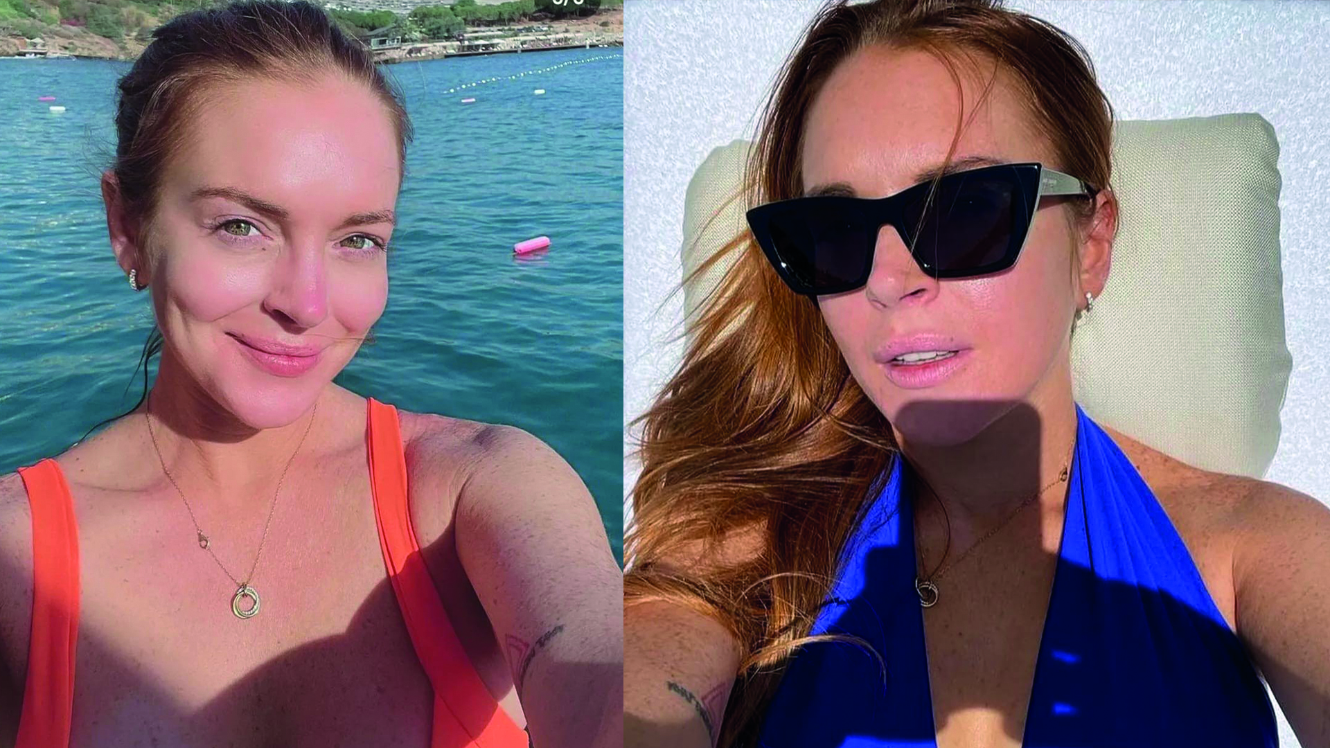 Dünyaca ünlü oyuncu Lindsay Lohan Bodrum’da balayı yapıyor