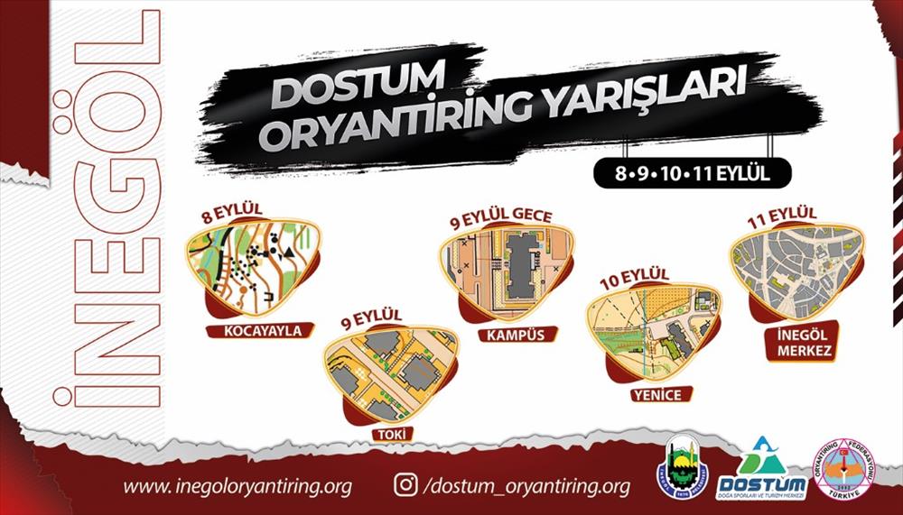 İnegöl’de Oryantiring şampiyonası başlıyor