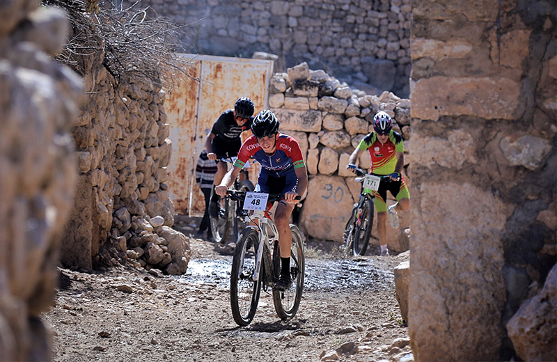 Bisikletçiler, Dara Antik Kenti’nde pedal çevirdi