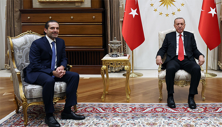 Erdoğan, eski Lübnan Başbakanı Hariri’yi kabul etti