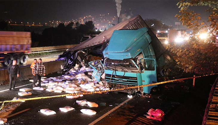 Sakarya feci kaza: 1 ölü, 1 yaralı