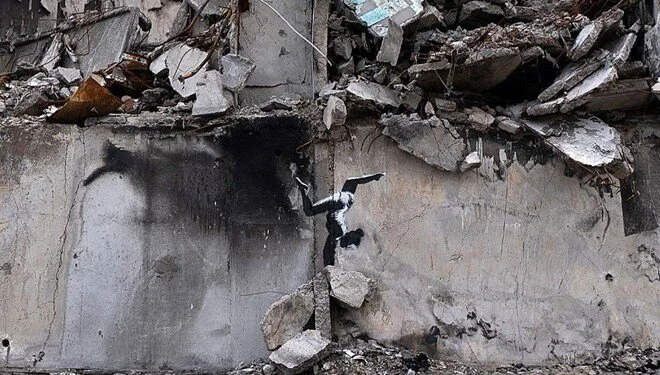 Ukrayna’dan Banksy geçti