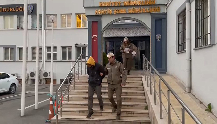 Bursa’da köpeğe eziyet eden sürücü yakalandı