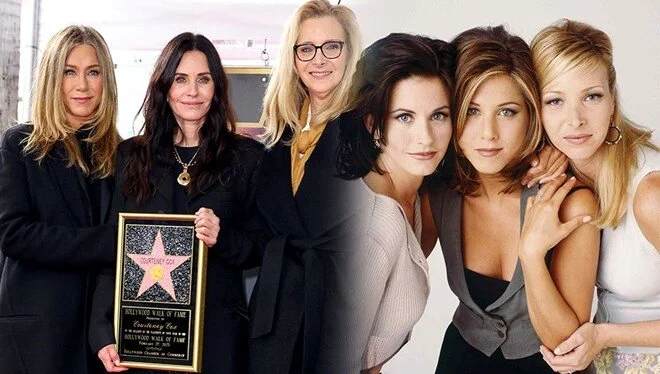 Friends yıldızı Courteney Cox Hollywood Şöhretler Kaldırımı’nda yıldız sahibi oldu