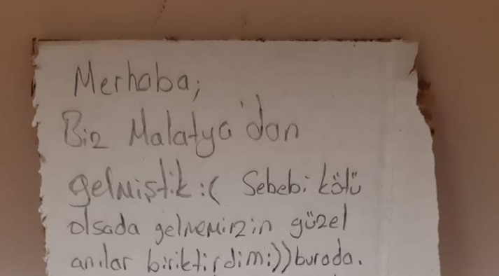 Bursa’dan memleketine dönen depremzededen duygulandıran not