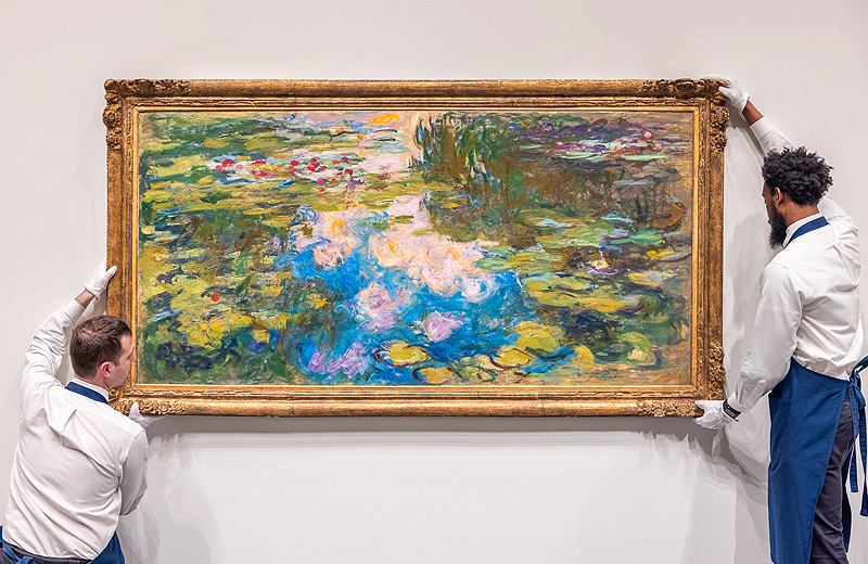 Fransız ressam Monet’in ‘Nilüferler’ tablosu ruh sağlığına iyi geliyor