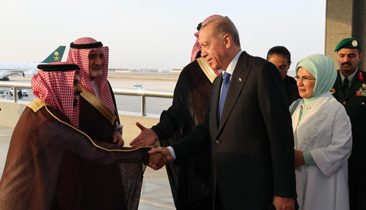 Cumhurbaşkanı Erdoğan Suudi Arabistan’da