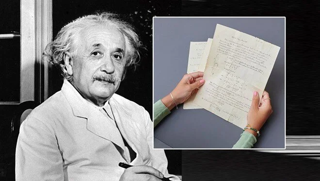 Einstein’ın denklemlerini içeren sayfalar rekor fiyata satıldı