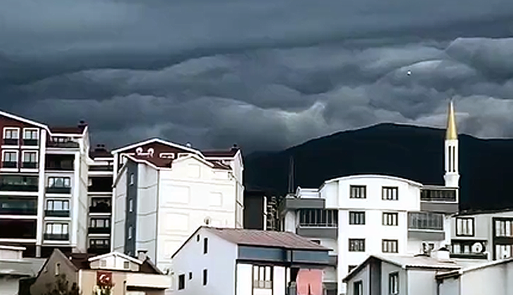 Asperatus Bulutları Bursa’da ortaya çıktı