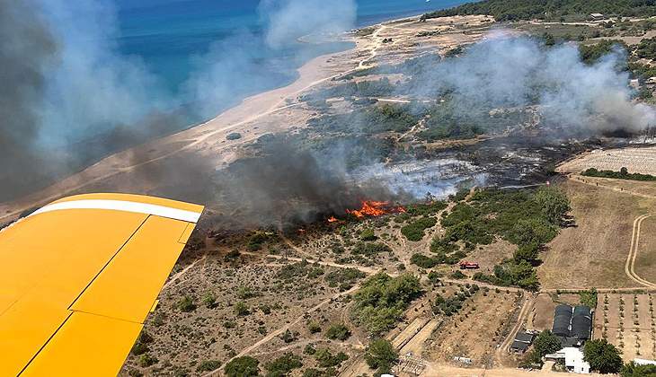 Antalya’daki orman yangını kontrol altına alındı