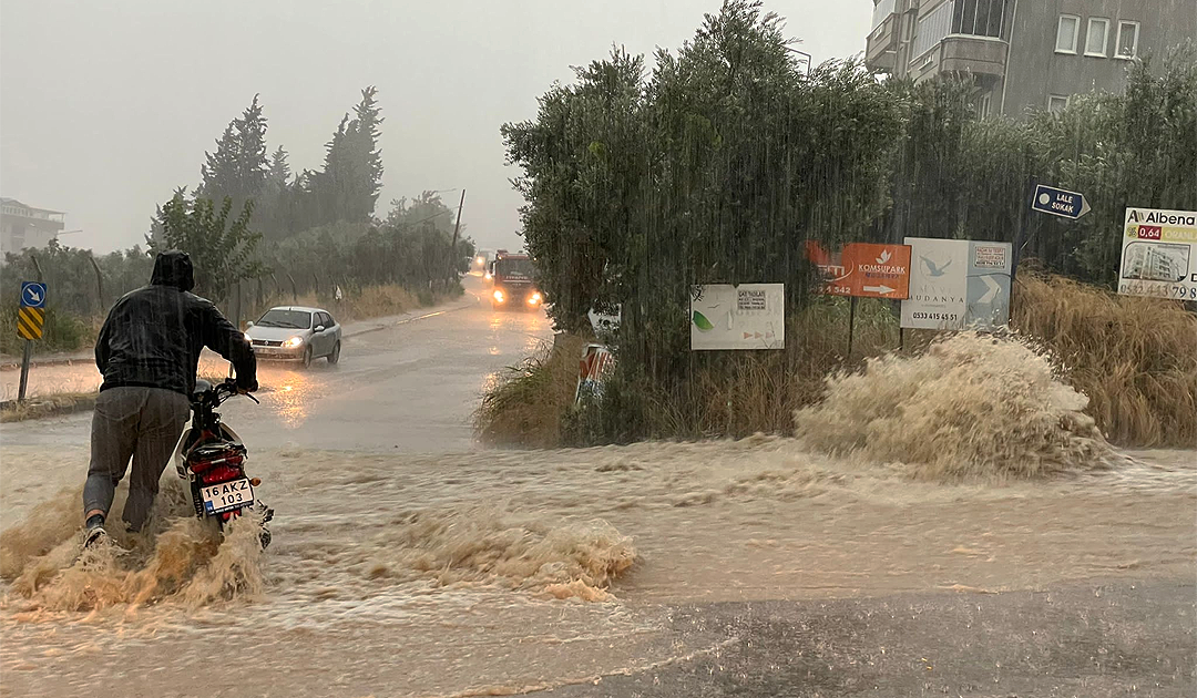 Bursa Valiliği’nden kuvvetli yağış uyarısı