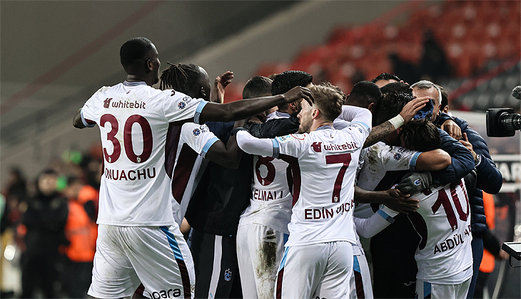 Trabzonspor, Gaziantep’ten 3 puanla döndü