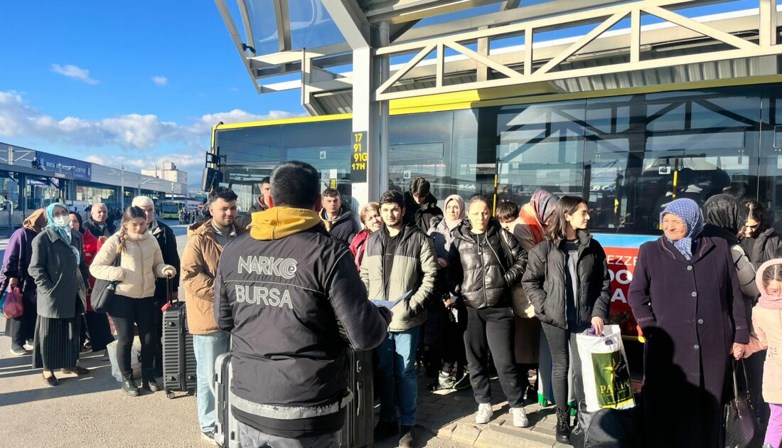 Bursa’da narkotik polisleri farkındalık eğitimi gerçekleştirdi