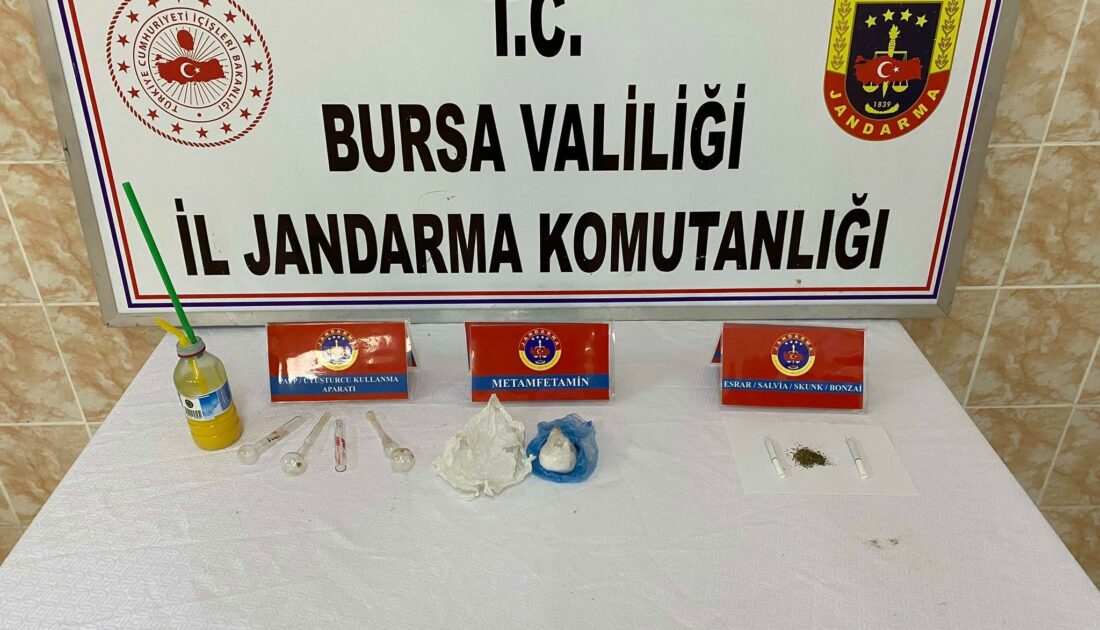 Bursa’da yaşından çok suç kaydı vardı, jandarmadan kaçamadı