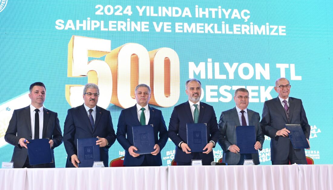 Bursa Büyükşehir’den 500 milyon TL’lik can suyu