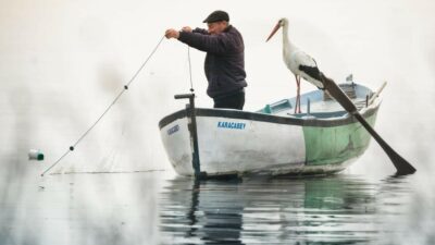 Merakla beklenen buluşma… Yaren Leylek eşine kavuştu