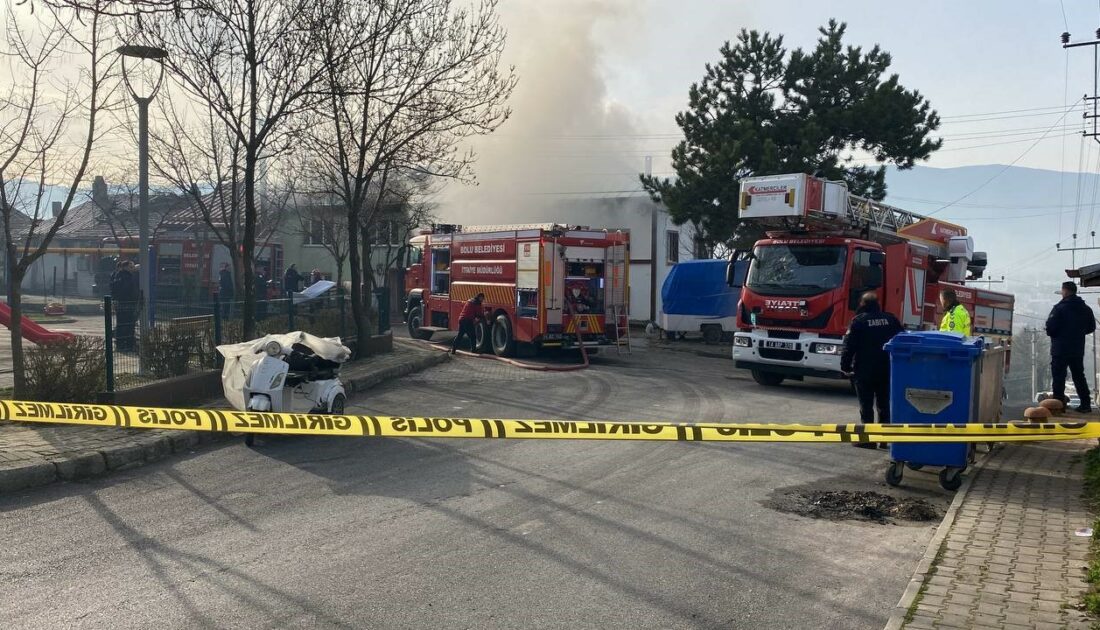 Yaşlı çiftin balkona koyduğu kömür kovası 3 evi yaktı