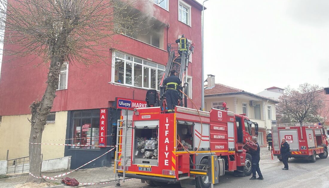 Kırklareli’de ev yangını