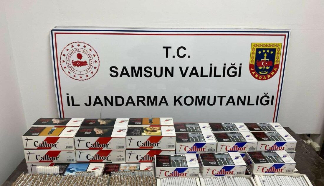 Jandarmadan kaçak tütün satıcılarına baskın