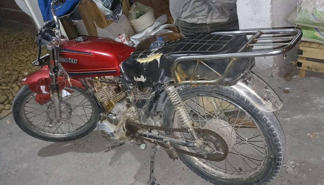 Çalınan motosiklet 2,5 yıl sonra bulundu