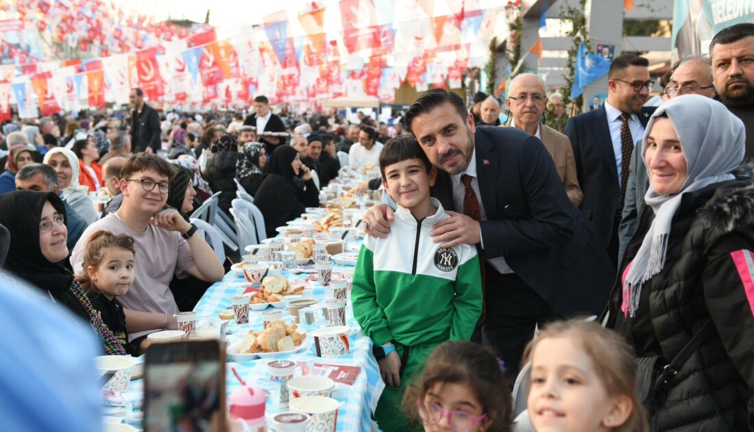 Kestel Belediyesi’nden 9 bin kişilik sokak iftarı